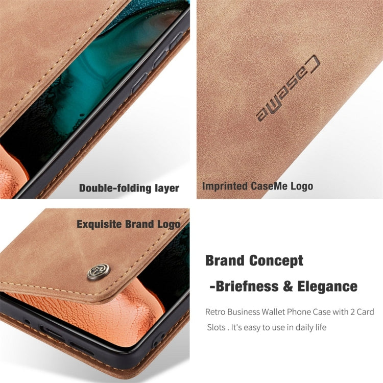 For Xiaomi Redmi K30 Pro CaseMe-013 Multifunctional Horizontal Flip Leather Case with Card Slot & Holder & Wallet(Brown) - Xiaomi Cases by CaseMe | Online Shopping South Africa | PMC Jewellery | Buy Now Pay Later Mobicred