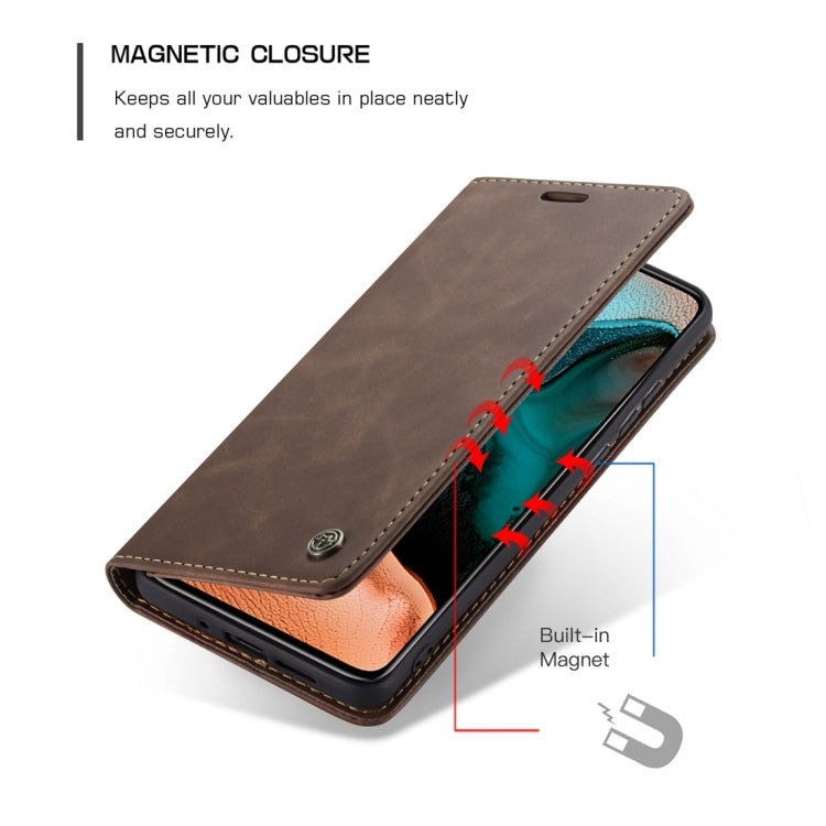 For Xiaomi Redmi K30 Pro CaseMe-013 Multifunctional Horizontal Flip Leather Case with Card Slot & Holder & Wallet(Coffee) - Xiaomi Cases by CaseMe | Online Shopping South Africa | PMC Jewellery | Buy Now Pay Later Mobicred