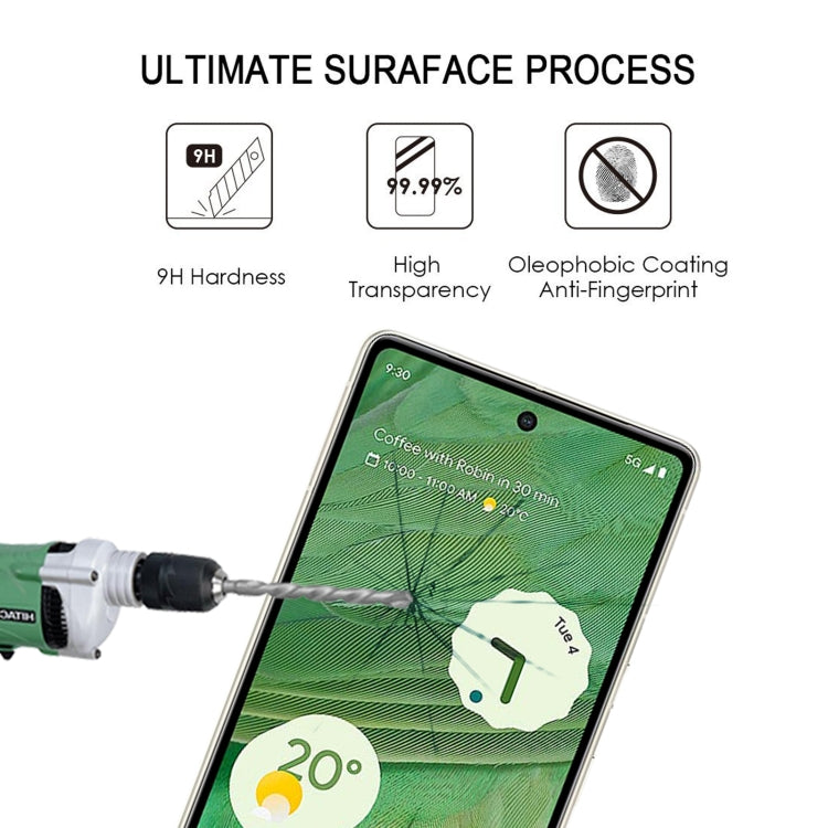 For Google Pixel 7 Full Glue Full Cover Screen Protector Tempered Glass Film - Google Tempered Glass by PMC Jewellery | Online Shopping South Africa | PMC Jewellery | Buy Now Pay Later Mobicred