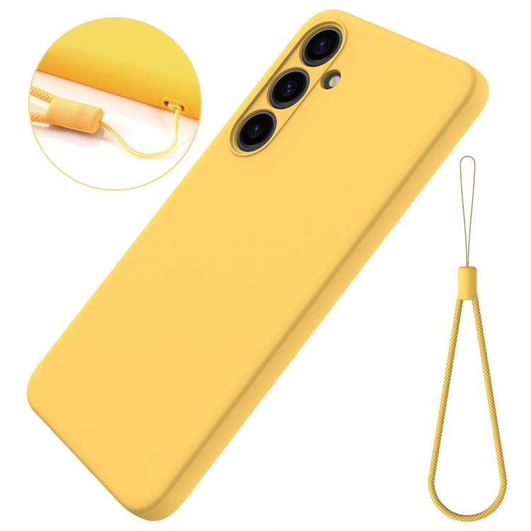 For Samsung Galaxy S24 5G Color Liquid Silicone Phone Case(Yellow) - free shipping - PMC TechLife - Order now!