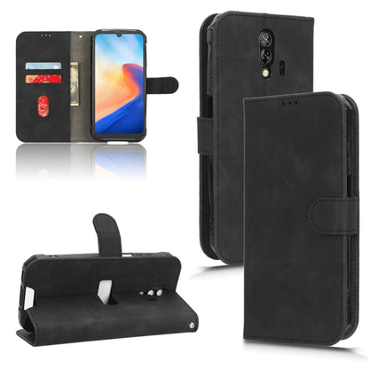 For Blackview BV7200 Skin Feel Magnetic Flip Leather Phone Case(Black) - More Brand by PMC Jewellery | Online Shopping South Africa | PMC Jewellery