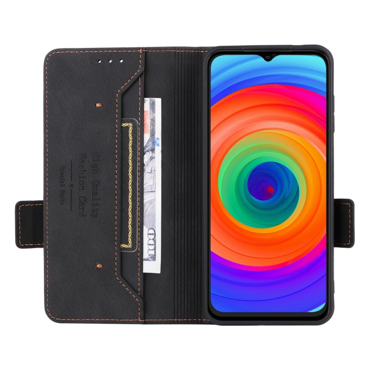 For Ulefone Note 14 Magnetic Clasp Leather Phone Case(Black) - Ulefone Cases by PMC Jewellery | Online Shopping South Africa | PMC Jewellery | Buy Now Pay Later Mobicred