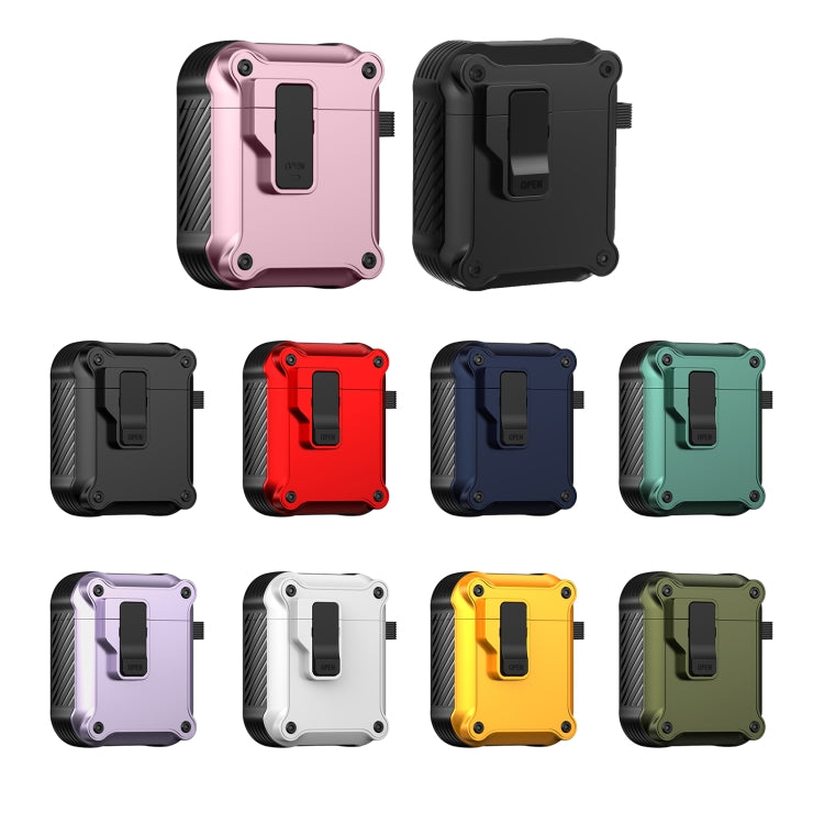 For AirPods 1 / 2 Eagle Shockproof Earphone Protective Case with Switch(Green) - For AirPods 1/2 by PMC Jewellery | Online Shopping South Africa | PMC Jewellery | Buy Now Pay Later Mobicred