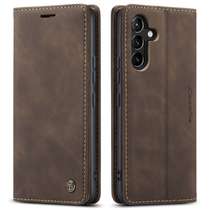 For Samsung Galaxy A54 CaseMe 013 Multifunctional Horizontal Flip Leather Phone Case(Coffee) - Galaxy Phone Cases by CaseMe | Online Shopping South Africa | PMC Jewellery | Buy Now Pay Later Mobicred