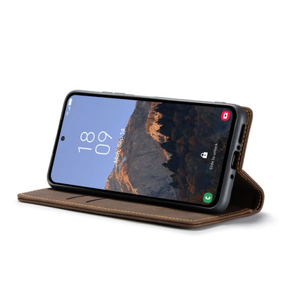 For Samsung Galaxy A54 CaseMe 013 Multifunctional Horizontal Flip Leather Phone Case(Coffee) - Galaxy Phone Cases by CaseMe | Online Shopping South Africa | PMC Jewellery | Buy Now Pay Later Mobicred