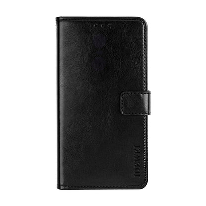 For Blackview BV6100 idewei Crazy Horse Texture Horizontal Flip Leather Case with Holder & Card Slots & Wallet(Black) - More Brand by idewei | Online Shopping South Africa | PMC Jewellery | Buy Now Pay Later Mobicred