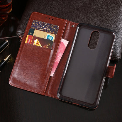 For Cubot Note Plus idewei Crazy Horse Texture Horizontal Flip Leather Case with Holder & Card Slots & Wallet(Dark Blue) - More Brand by idewei | Online Shopping South Africa | PMC Jewellery | Buy Now Pay Later Mobicred