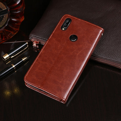 For Oukitel C16 Pro idewei  Crazy Horse Texture Horizontal Flip Leather Case with Holder & Card Slots & Wallet(Brown) - More Brand by idewei | Online Shopping South Africa | PMC Jewellery | Buy Now Pay Later Mobicred