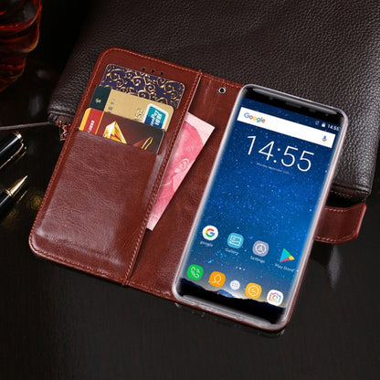 For Oukitel K5000 idewei  Crazy Horse Texture Horizontal Flip Leather Case with Holder & Card Slots & Wallet(Sky Blue) - More Brand by idewei | Online Shopping South Africa | PMC Jewellery | Buy Now Pay Later Mobicred