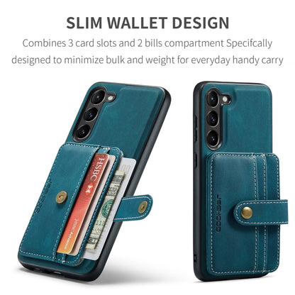 For Samsung Galaxy S24+ 5G JEEHOOD RFID Blocking Anti-Theft Magnetic Phone Case(Blue) - Galaxy S24+ 5G Cases by JEEHOOD | Online Shopping South Africa | PMC Jewellery | Buy Now Pay Later Mobicred