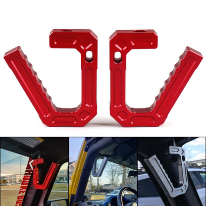 For Jeep Wrangler JK 2007-2018 Car Modification Aluminum Interior Handle(Red) - Door Handles by PMC Jewellery | Online Shopping South Africa | PMC Jewellery | Buy Now Pay Later Mobicred