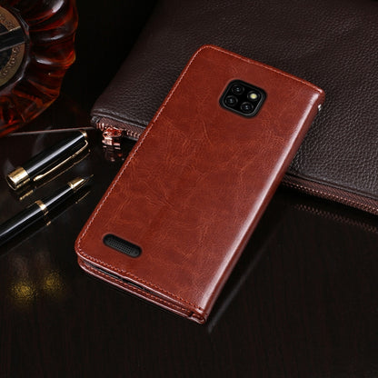 For Ulefone Note 7 idewei  Crazy Horse Texture Horizontal Flip Leather Case with Holder & Card Slots & Wallet(Red) - Ulefone Cases by idewei | Online Shopping South Africa | PMC Jewellery | Buy Now Pay Later Mobicred