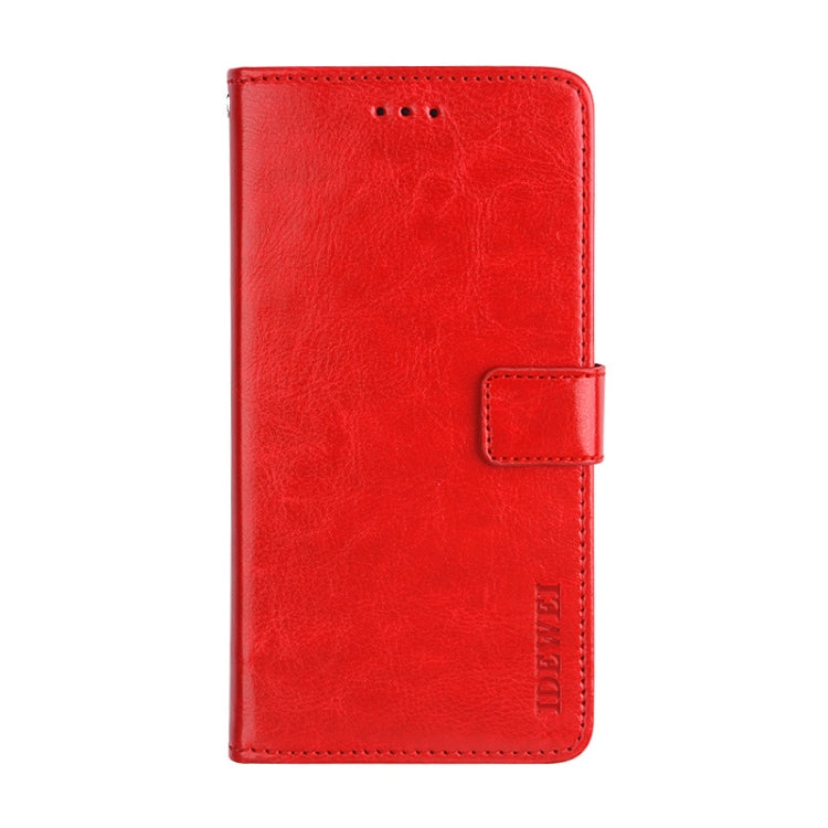 For Ulefone S10 Pro idewei  Crazy Horse Texture Horizontal Flip Leather Case with Holder & Card Slots & Wallet(Red) - Ulefone Cases by idewei | Online Shopping South Africa | PMC Jewellery | Buy Now Pay Later Mobicred