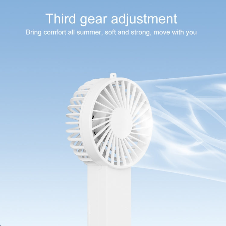 WT-F58 Hanging Neck Handheld Electric Fan(Cream Color) - Electric Fans by PMC Jewellery | Online Shopping South Africa | PMC Jewellery | Buy Now Pay Later Mobicred