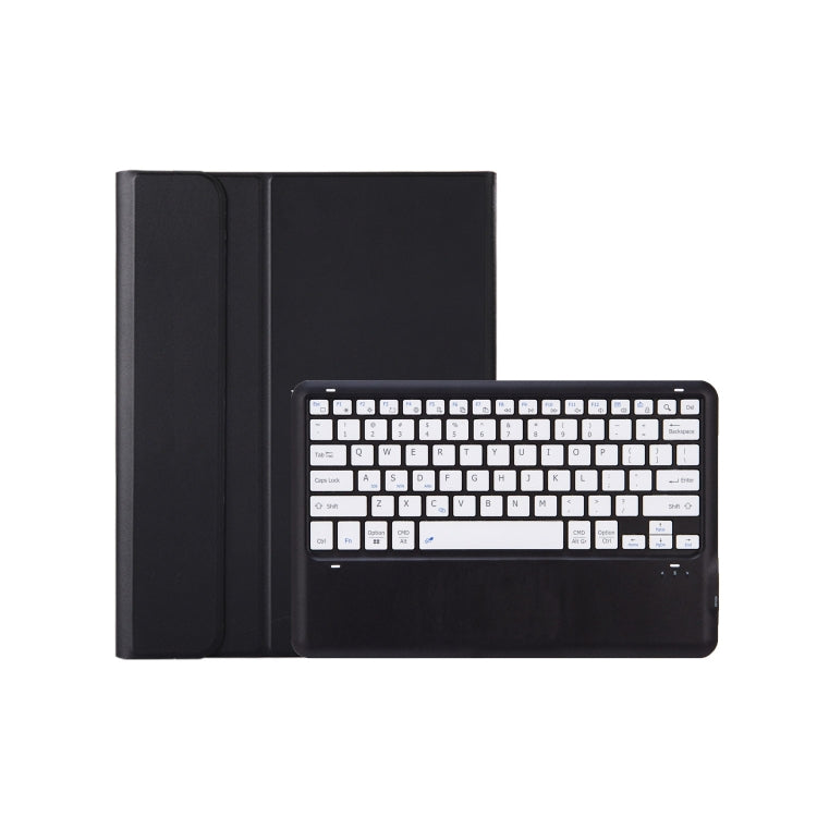 For Honor Pad V8 Pro AHV8 Ultrathin Detachable Bluetooth Keyboard Leather Tablet Case(Black + White) - Others Keyboard by PMC Jewellery | Online Shopping South Africa | PMC Jewellery