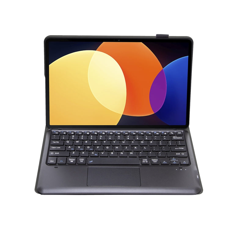 For Honor Pad V8 Pro AHN8-A Ultrathin Detachable Bluetooth Keyboard Leather Tablet Case with Touchpad(Black) - Others Keyboard by PMC TechLife | Online Shopping South Africa | PMC TechLife