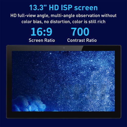 PR1335T 13.3 inch IPS Display Advertising Machine, 2GB+16GB, CPU:RK3399 Hexa-Core 1.8GHz(AU Plug) - 11-15 inch by PMC Jewellery | Online Shopping South Africa | PMC Jewellery | Buy Now Pay Later Mobicred