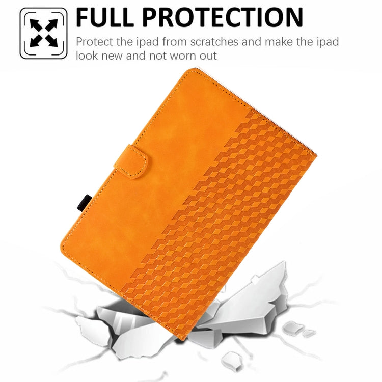 For 7.0 inch Universal Tablet Rhombus Embossed Leather Case(Khaki) - free shipping - PMC TechLife - Order now!