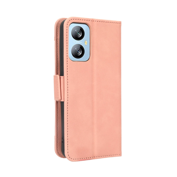 For Blackview A52 Skin Feel Calf Texture Card Slots Leather Phone Case(Pink) - More Brand by PMC Jewellery | Online Shopping South Africa | PMC Jewellery