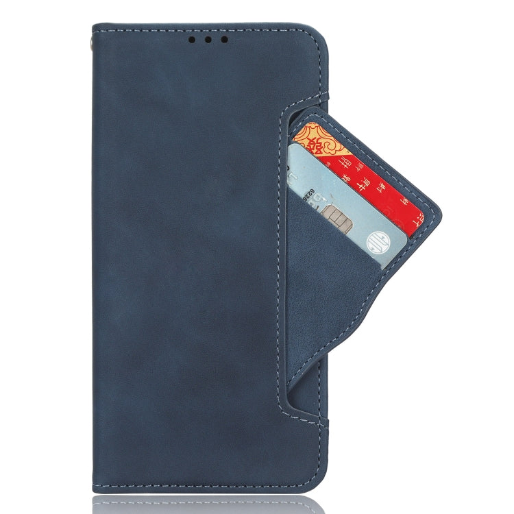 For Blackview A52 Skin Feel Calf Texture Card Slots Leather Phone Case(Blue) - More Brand by PMC Jewellery | Online Shopping South Africa | PMC Jewellery | Buy Now Pay Later Mobicred