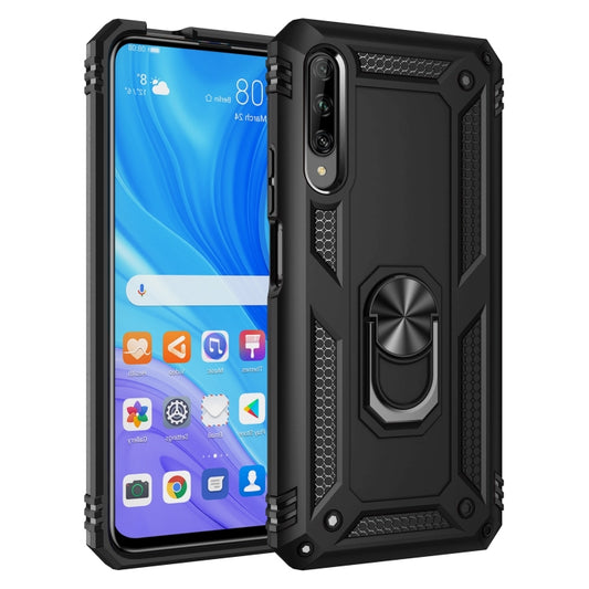 For Huawei Y9s Shockproof TPU + PC Protective Case with 360 Degree Rotating Holder(Black) - Huawei Cases by PMC Jewellery | Online Shopping South Africa | PMC Jewellery