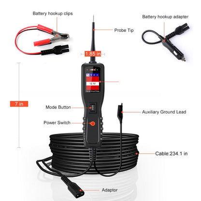 Ancel PB100 12V / 24V Car Electrical Circuit Tester Probe Diagnostic Tool - Electronic Test by PMC Jewellery | Online Shopping South Africa | PMC Jewellery | Buy Now Pay Later Mobicred