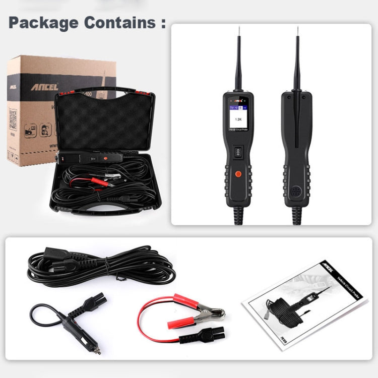 Ancel PB100 12V / 24V Car Electrical Circuit Tester Probe Diagnostic Tool - Electronic Test by PMC TechLife | Online Shopping South Africa | PMC TechLife | Buy Now Pay Later Mobicred