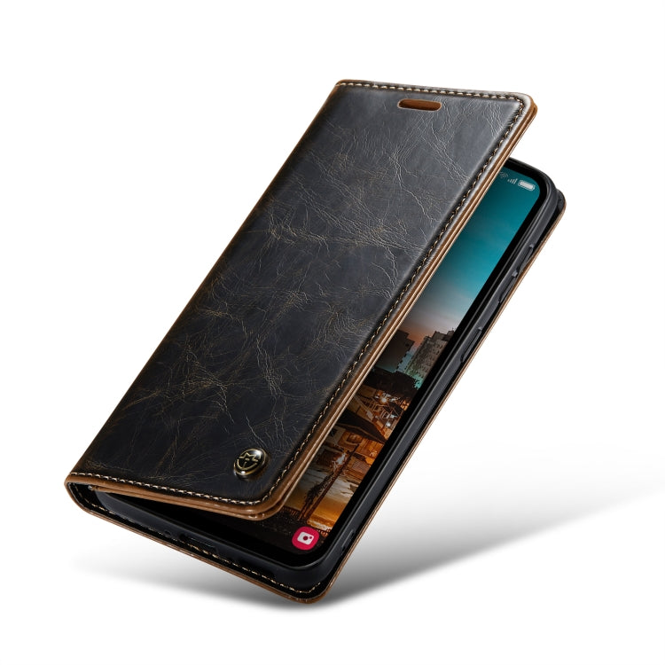 For Samsung Galaxy A54 5G CaseMe 003 Crazy Horse Texture Leather Phone Case(Coffee) - Galaxy Phone Cases by CaseMe | Online Shopping South Africa | PMC Jewellery | Buy Now Pay Later Mobicred