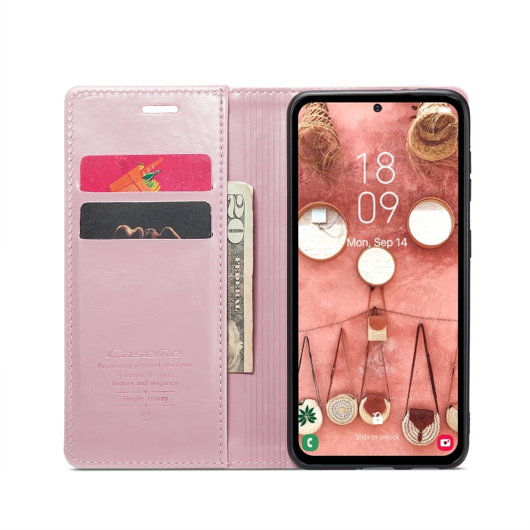 For Samsung Galaxy A54 5G CaseMe 003 Crazy Horse Texture Leather Phone Case(Rose Gold) - Galaxy Phone Cases by CaseMe | Online Shopping South Africa | PMC Jewellery | Buy Now Pay Later Mobicred