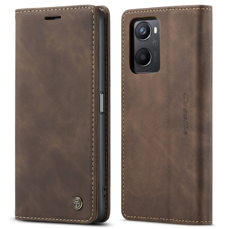 CaseMe 013 Multifunctional Horizontal Flip Leather Phone Case For OPPO A96 4G / A36 4G／A76 4G／K10 4G ／Realme 9i 4G (Coffee) - OPPO Cases by CaseMe | Online Shopping South Africa | PMC Jewellery | Buy Now Pay Later Mobicred