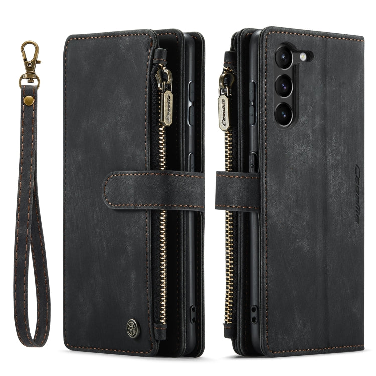 For Samsung Galaxy S23 5G CaseMe C30 Multifunctional Leather Phone Case(Black) - Galaxy S23 5G Cases by CaseMe | Online Shopping South Africa | PMC Jewellery | Buy Now Pay Later Mobicred