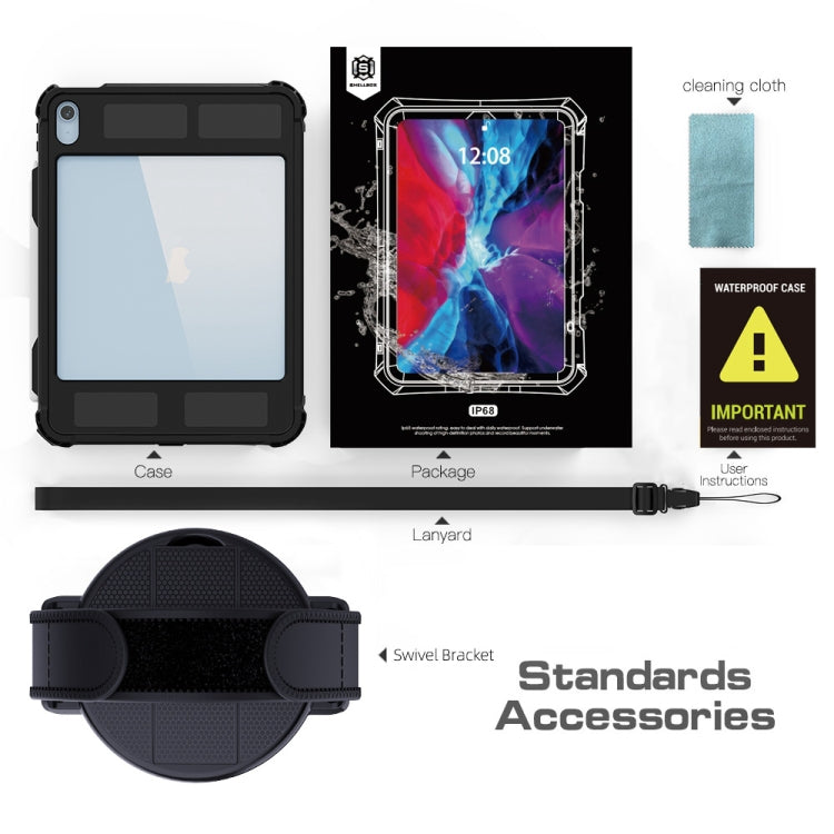 For iPad 2025 / 2022 RedPepper Shockproof Dustproof Waterproof Tablet Case(Black) - free shipping - PMc TechLife - Order now!