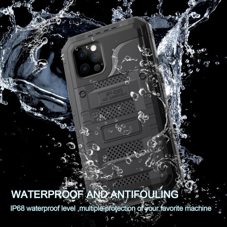 For iPhone 14 Pro RedPepper Wolf 360 Full Body Rugged Life Waterproof Phone Case(Black) - iPhone 14 Pro Cases by RedPepper | Online Shopping South Africa | PMc TechLife | Buy Now Pay Later Mobicred