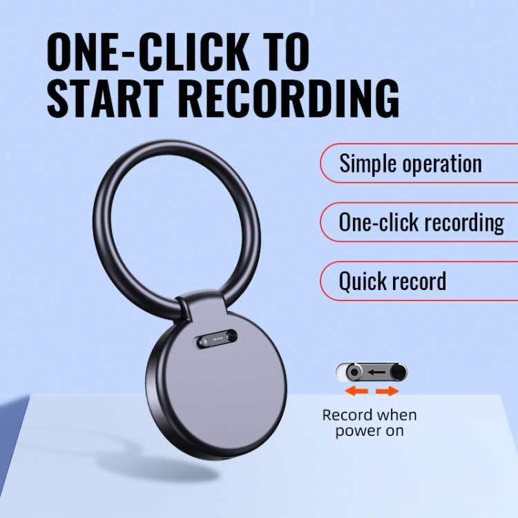 JNN S30 Round HD Noise Canceling Recorder, Capacity:16GB(Black) - Recording Pen by JNN | Online Shopping South Africa | PMC Jewellery | Buy Now Pay Later Mobicred