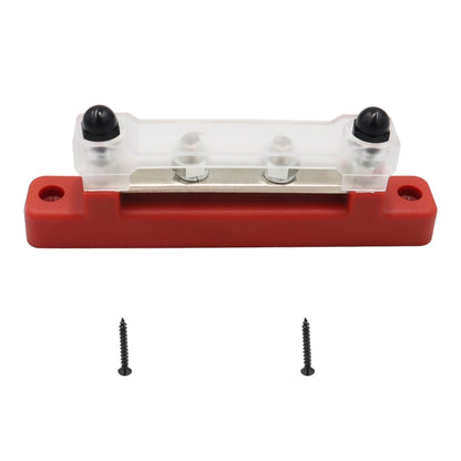 CP-3116-01 150A 12-48V RV Yacht Single-row 2-way Busbar(Red) - Booster Cable & Clip by PMC Jewellery | Online Shopping South Africa | PMC Jewellery | Buy Now Pay Later Mobicred