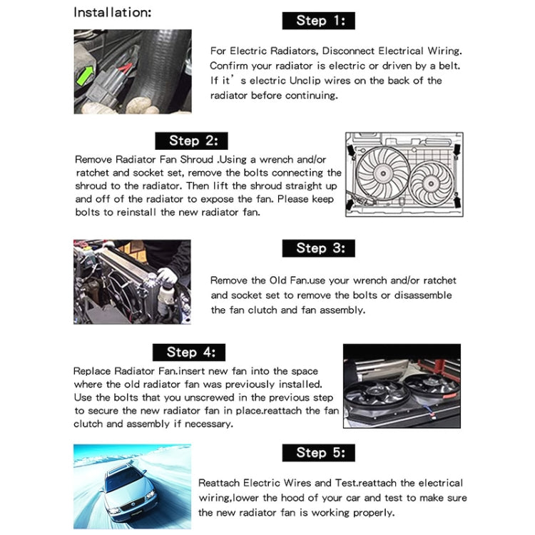 12 inch 12V 80W Car Powerful Transmission Oil Cooling Fan with Mounting Accessorie - Heating & Fans by PMC Jewellery | Online Shopping South Africa | PMC Jewellery | Buy Now Pay Later Mobicred