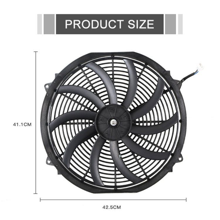 16 inch 12V 80W Car Powerful Transmission Oil Cooling Fan with Mounting Accessorie - Heating & Fans by PMC TechLife | Online Shopping South Africa | PMC TechLife | Buy Now Pay Later Mobicred