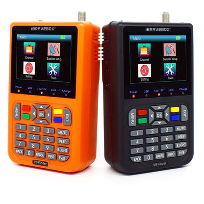 iBRAVEBOX V9 Finder Digital Satellite Signal Finder Meter, Plug Type:AU Plug(Orange) - Satellite Finder by PMC Jewellery | Online Shopping South Africa | PMC Jewellery | Buy Now Pay Later Mobicred