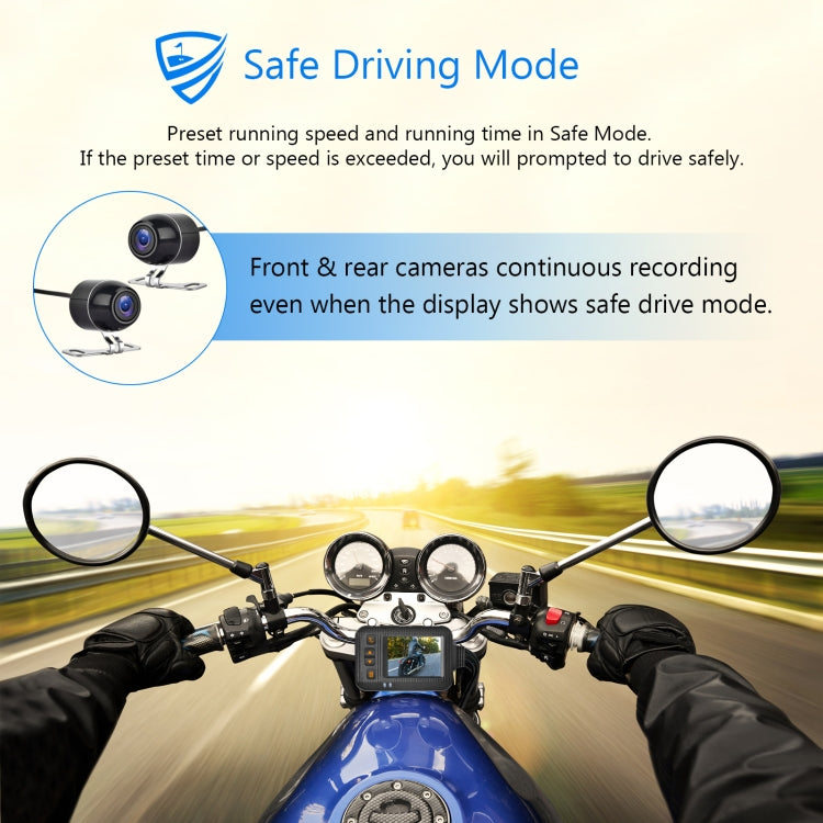 SE20 2.0 inch 1080P Waterproof HD Motorcycle DVR, Support TF Card / Cycling Video / Parking Monitoring - Electrical Instruments by PMC Jewellery | Online Shopping South Africa | PMC Jewellery | Buy Now Pay Later Mobicred