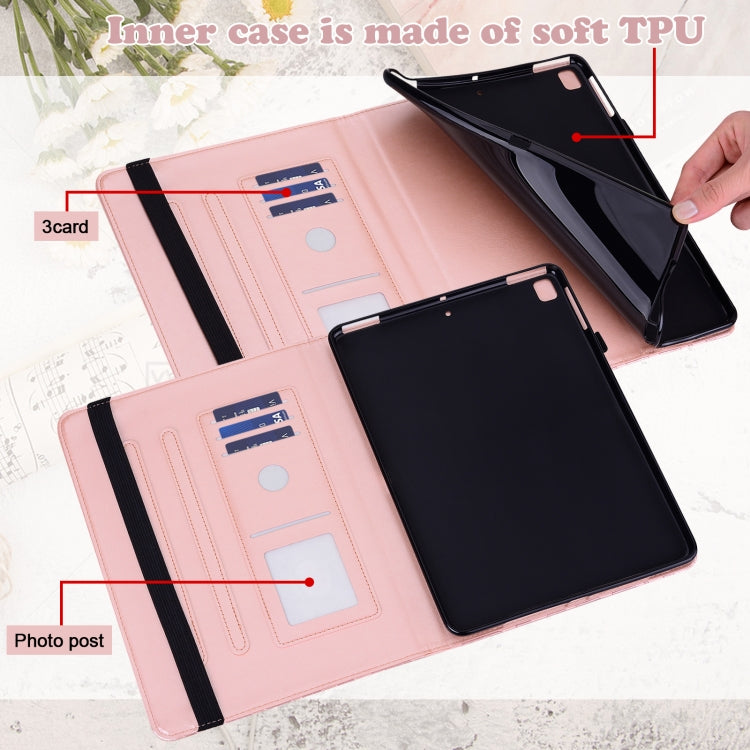 For Lenovo Tab P11 Pro Gen 2 Tree & Deer Pattern Embossed Leather Tablet Case(Pink) - Lenovo by PMC TechLife | Online Shopping South Africa | PMC TechLife | Buy Now Pay Later Mobicred