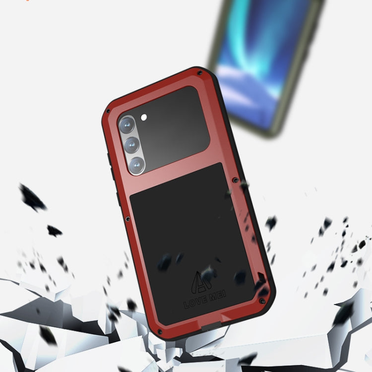 For Samsung Galaxy S23+ 5G LOVE MEI Metal Shockproof Life Waterproof Dustproof Phone Case(White) - Galaxy S23+ 5G Cases by LOVE MEI | Online Shopping South Africa | PMC Jewellery