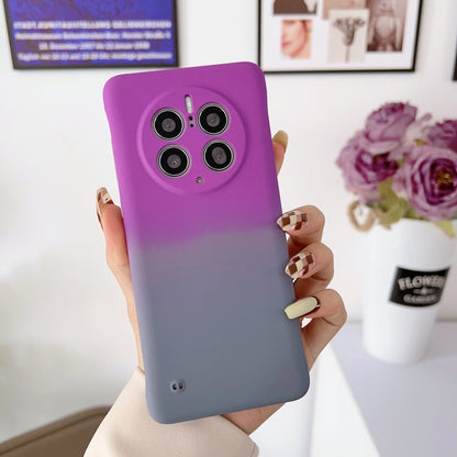 For Huawei Mate 40 Frameless Skin Feel Gradient Phone Case(Dark Purple Grey) - Huawei Cases by PMC Jewellery | Online Shopping South Africa | PMC Jewellery | Buy Now Pay Later Mobicred