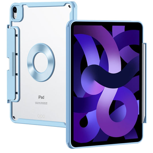 For iPad Air 11 2024 / iPad Air 2022 / 2020 10.9 / Pro 11 Pen Slot Magnetic Detachable Tablet Leather Case(Blue) - iPad Pro 11 (2022/2021) Cases by PMC Jewellery | Online Shopping South Africa | PMC Jewellery | Buy Now Pay Later Mobicred