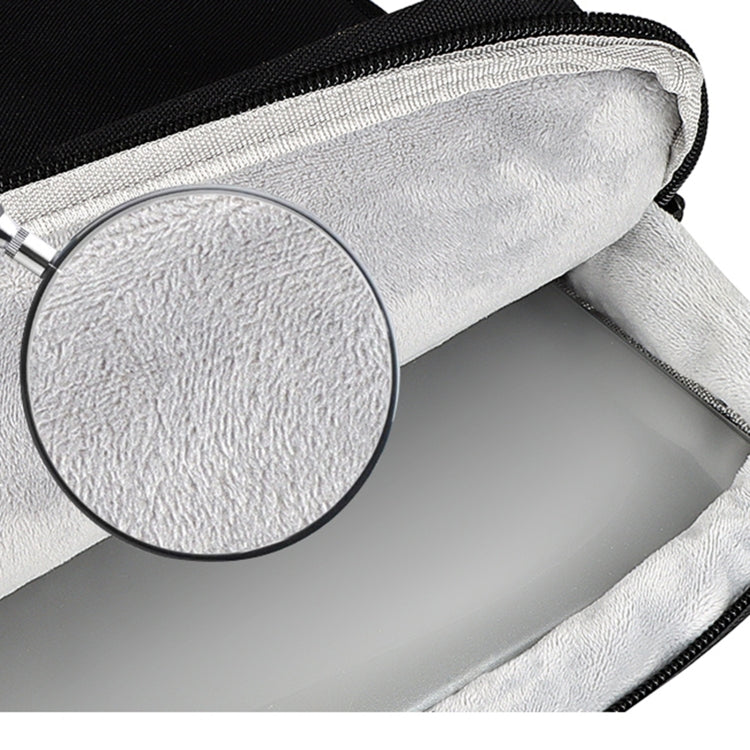 ST11 Polyester Thickened Laptop Bag, Size:15.6 inch(Silver Gray) - 15.6 - 17 inch by PMC Jewellery | Online Shopping South Africa | PMC Jewellery | Buy Now Pay Later Mobicred