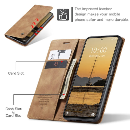 For OPPO Reno8 T 5G CaseMe 013 Multifunctional Horizontal Flip Leather Phone Case(Brown) - OPPO Cases by CaseMe | Online Shopping South Africa | PMC Jewellery | Buy Now Pay Later Mobicred