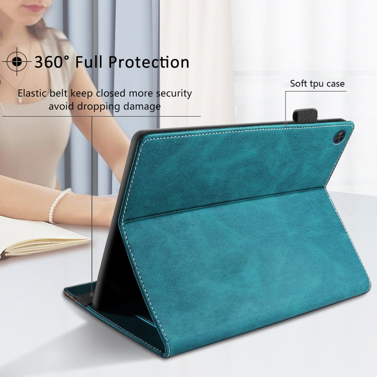 For Huawei MatePad SE Splicing Series Tablet Leather Case(Dark Green) - Huawei by PMC TechLife | Online Shopping South Africa | PMC TechLife | Buy Now Pay Later Mobicred