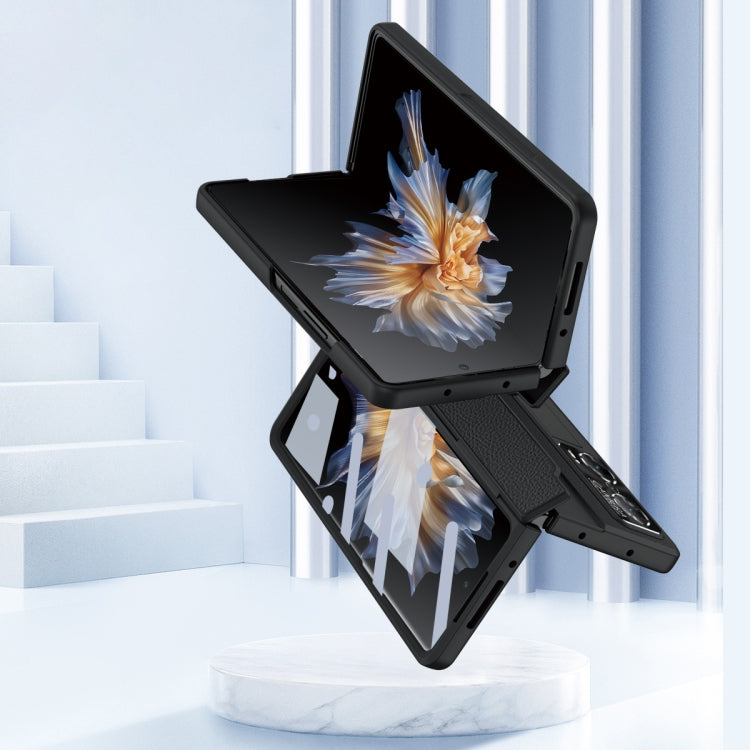 For Honor Magic Vs Integrated Full Coverage Hinge Phone Case with Stylus(Black) - Honor Cases by PMC TechLife | Online Shopping South Africa | PMC TechLife | Buy Now Pay Later Mobicred