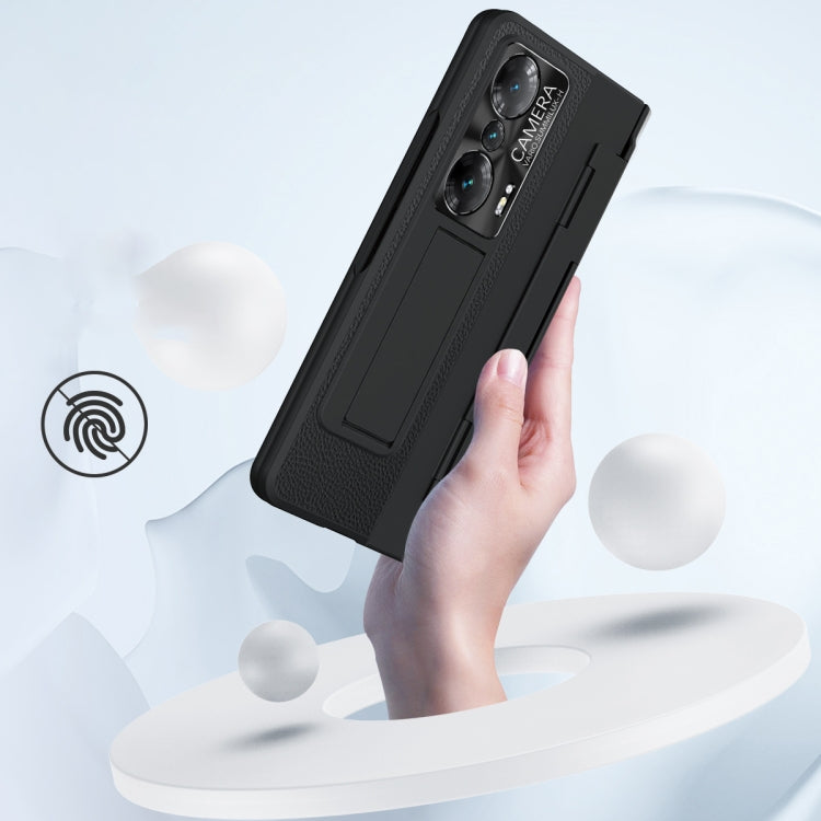 For Honor Magic Vs Integrated Full Coverage Hinge Phone Case with Stylus(Black) - Honor Cases by PMC TechLife | Online Shopping South Africa | PMC TechLife | Buy Now Pay Later Mobicred