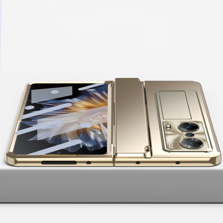 For Honor Magic Vs Integrated Folding Hinge Phone Case with Stylus(Silver) - Honor Cases by PMC TechLife | Online Shopping South Africa | PMC TechLife | Buy Now Pay Later Mobicred