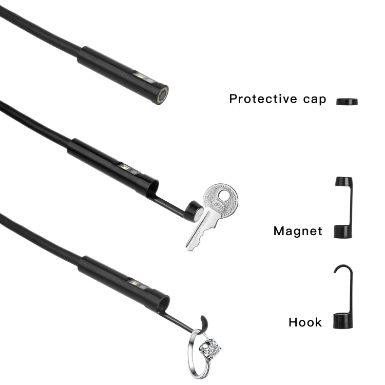 P130 14mm 4.3 inch Single Camera with Screen Endoscope, Length:5m -  by PMC TechLife | Online Shopping South Africa | PMC TechLife | Buy Now Pay Later Mobicred